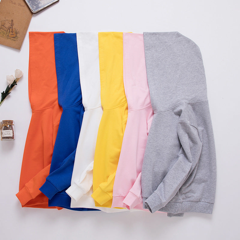 Customized Pure Cotton Hooded Blank Sweater For Middle And Small Children Customized Pure Cotton Hooded Blank Sweater For Middle And Small Children